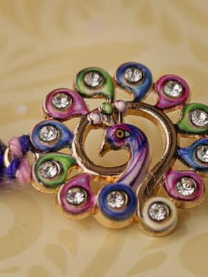 Regal Peacock Rakhi