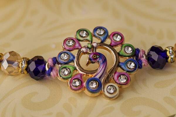 Regal Peacock Rakhi