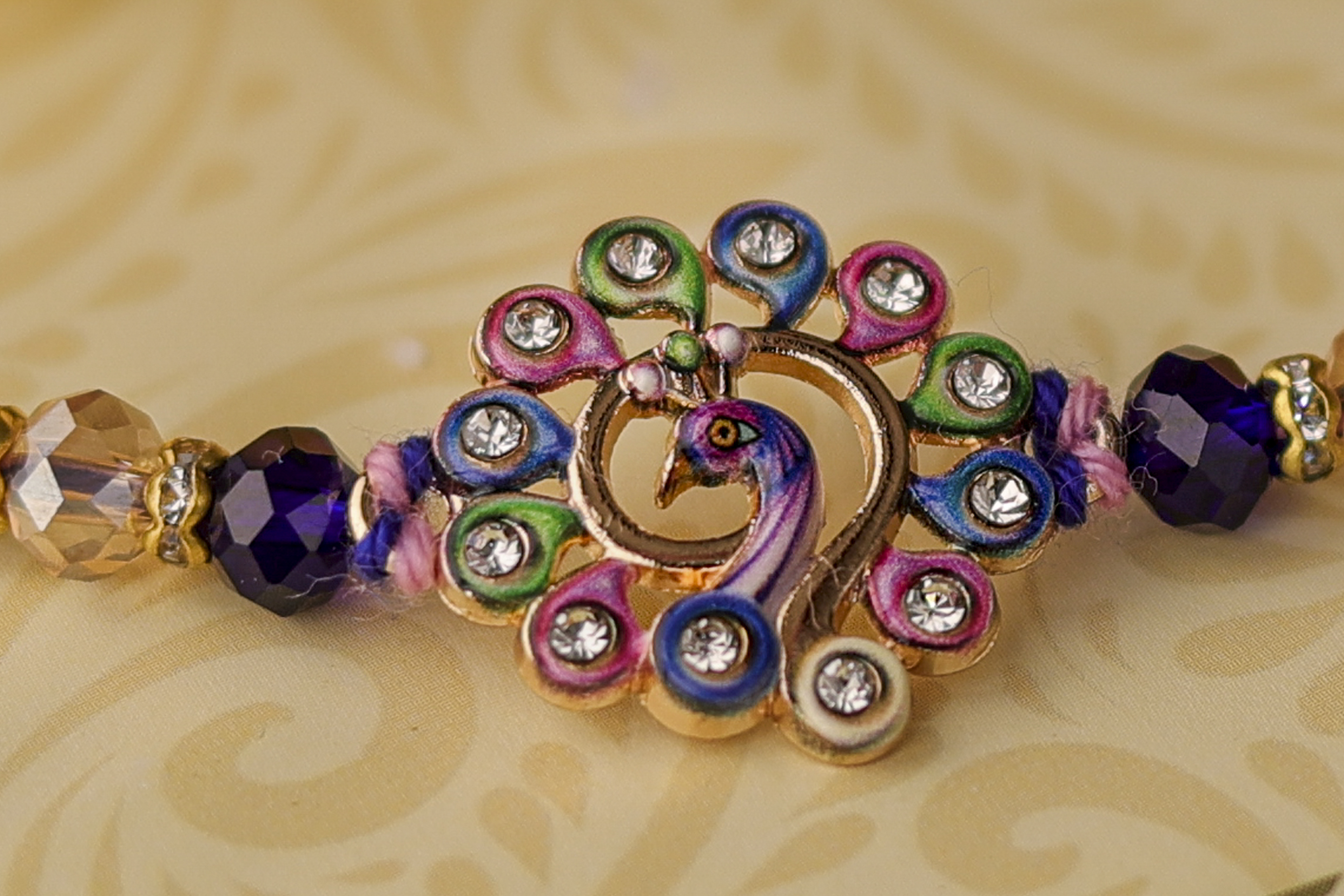 Regal Peacock Rakhi