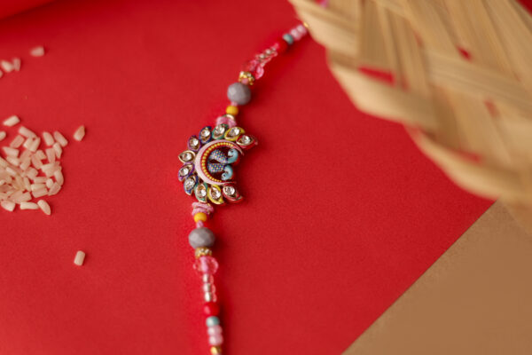 Royal Mayur Stone Rakhi