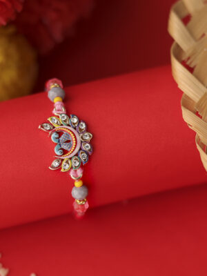 Royal Mayur Stone Rakhi