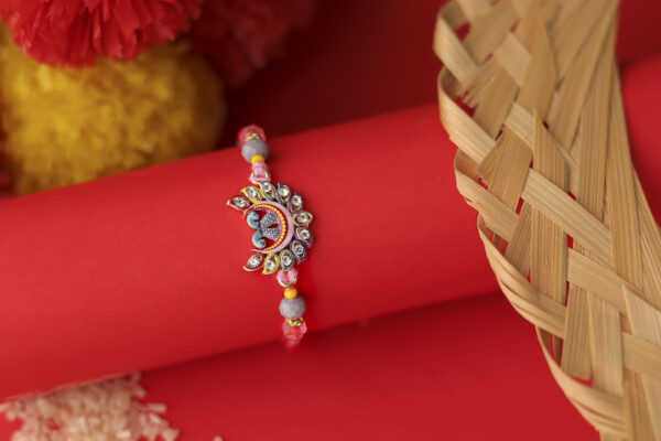 Royal Mayur Stone Rakhi