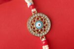 Radiant BLUE Evil Eye Rakhi