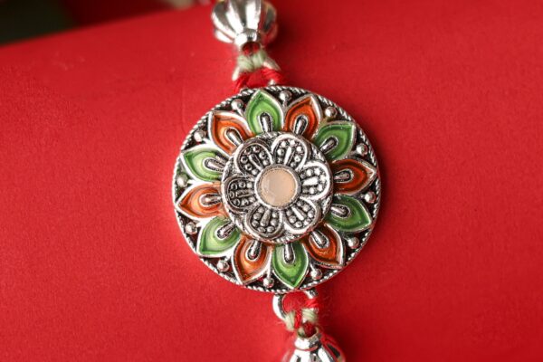 Meenakari Floral Rakhi