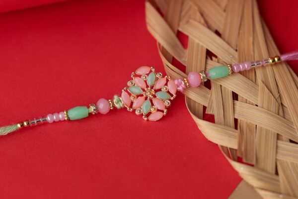 Pastel Petal Rakhi