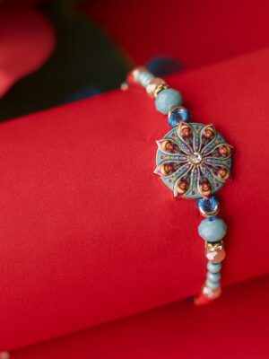 Peacock Aura Rakhi
