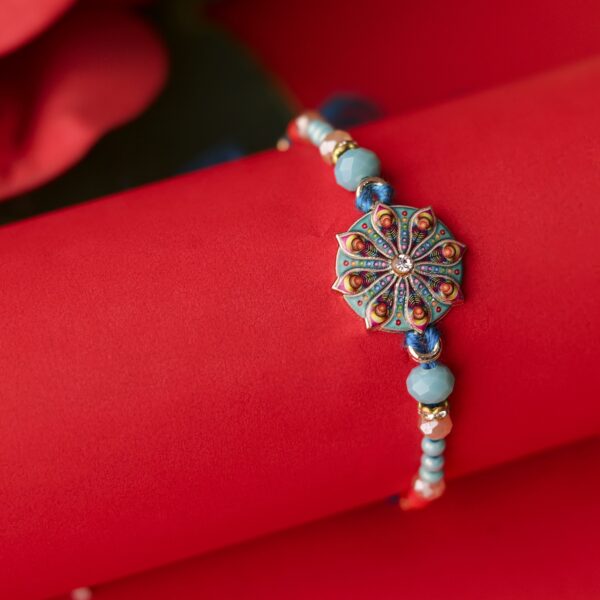 Peacock Aura Rakhi