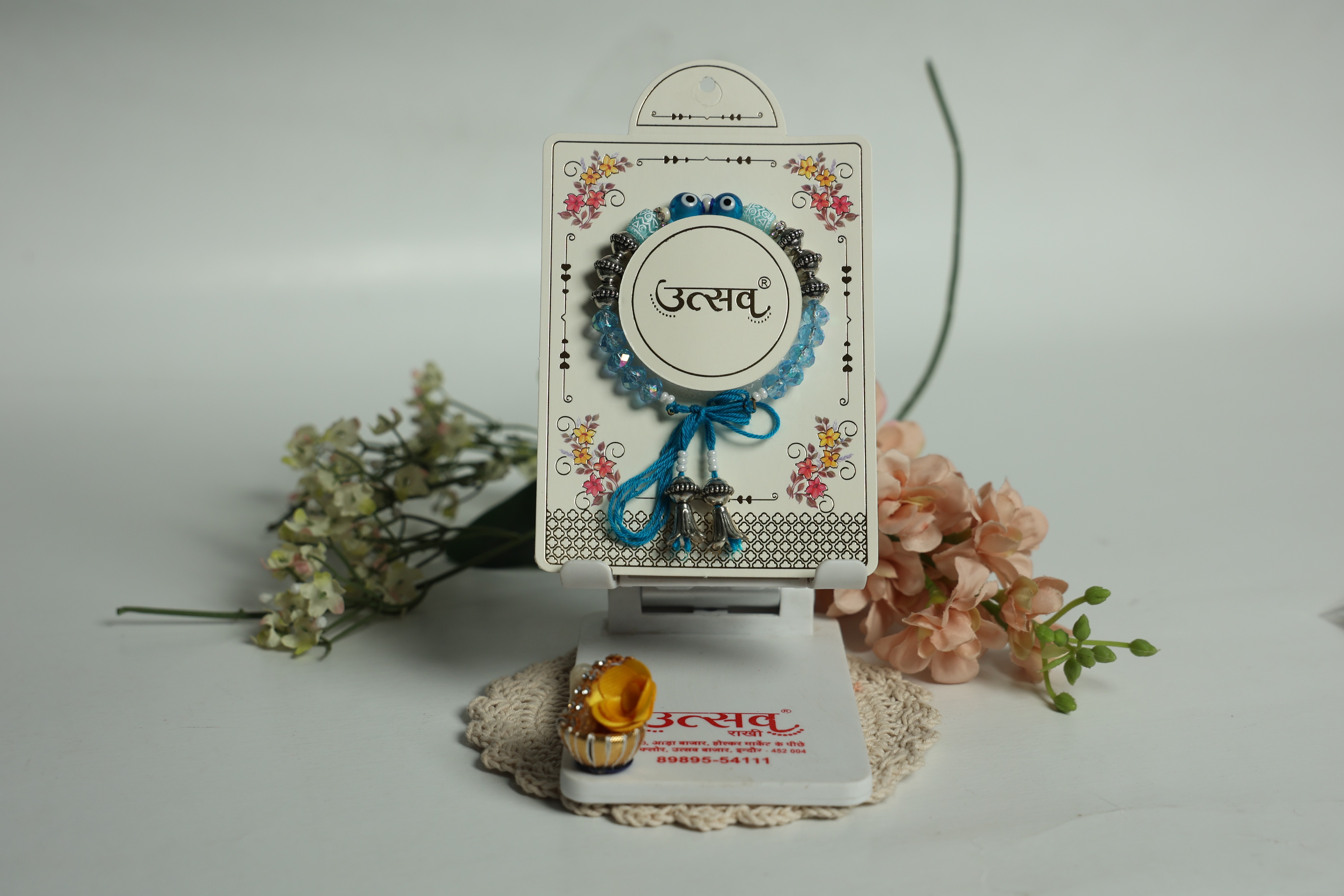 Aabha Kada by UtsavArts – Shine with Blue Elegance & Protection