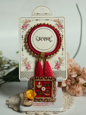 Shagun Tassel Kada by UtsavArts – Bold Tradition with a Festive Twist