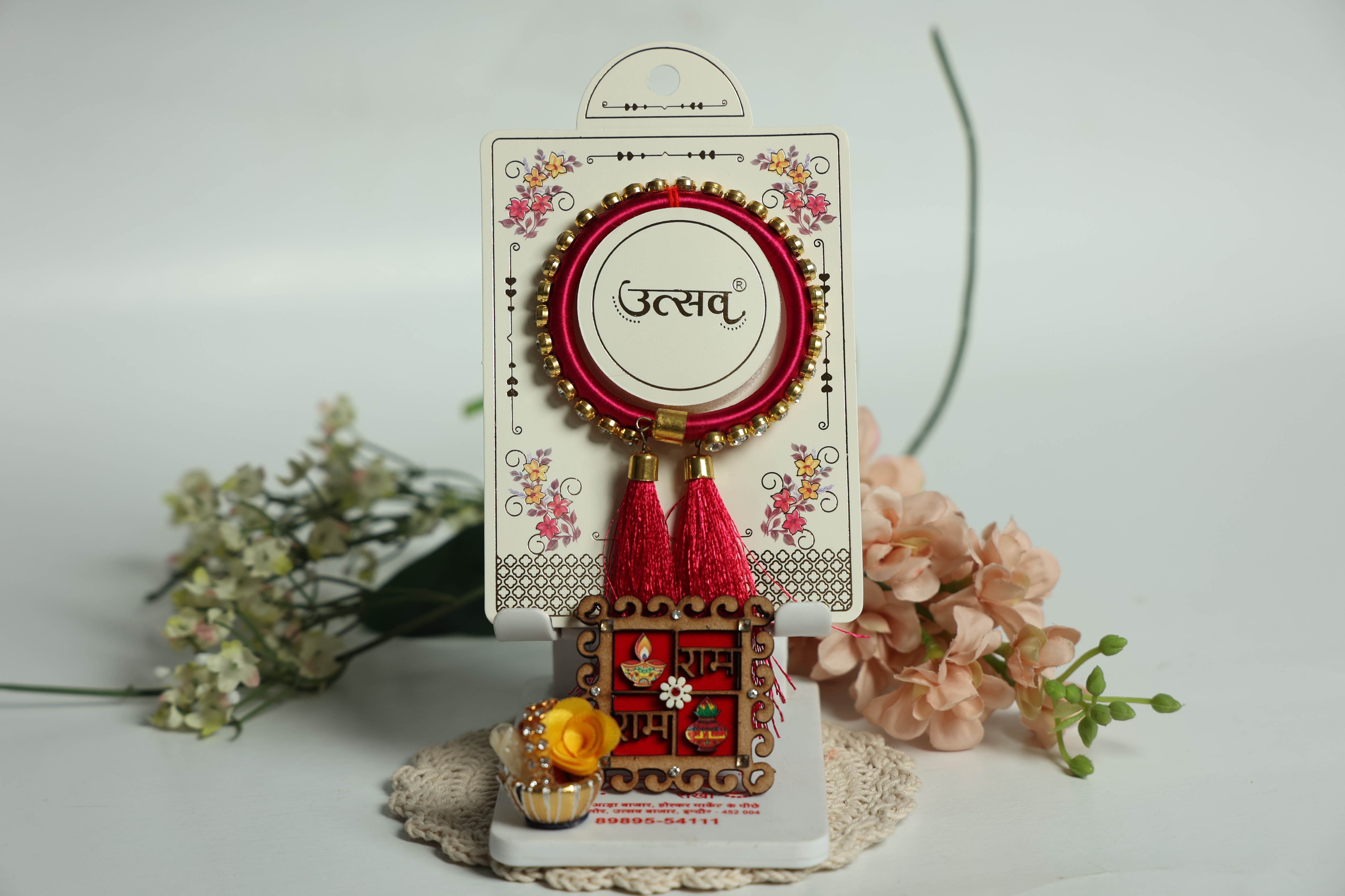 Shagun Tassel Kada by UtsavArts – Bold Tradition with a Festive Twist