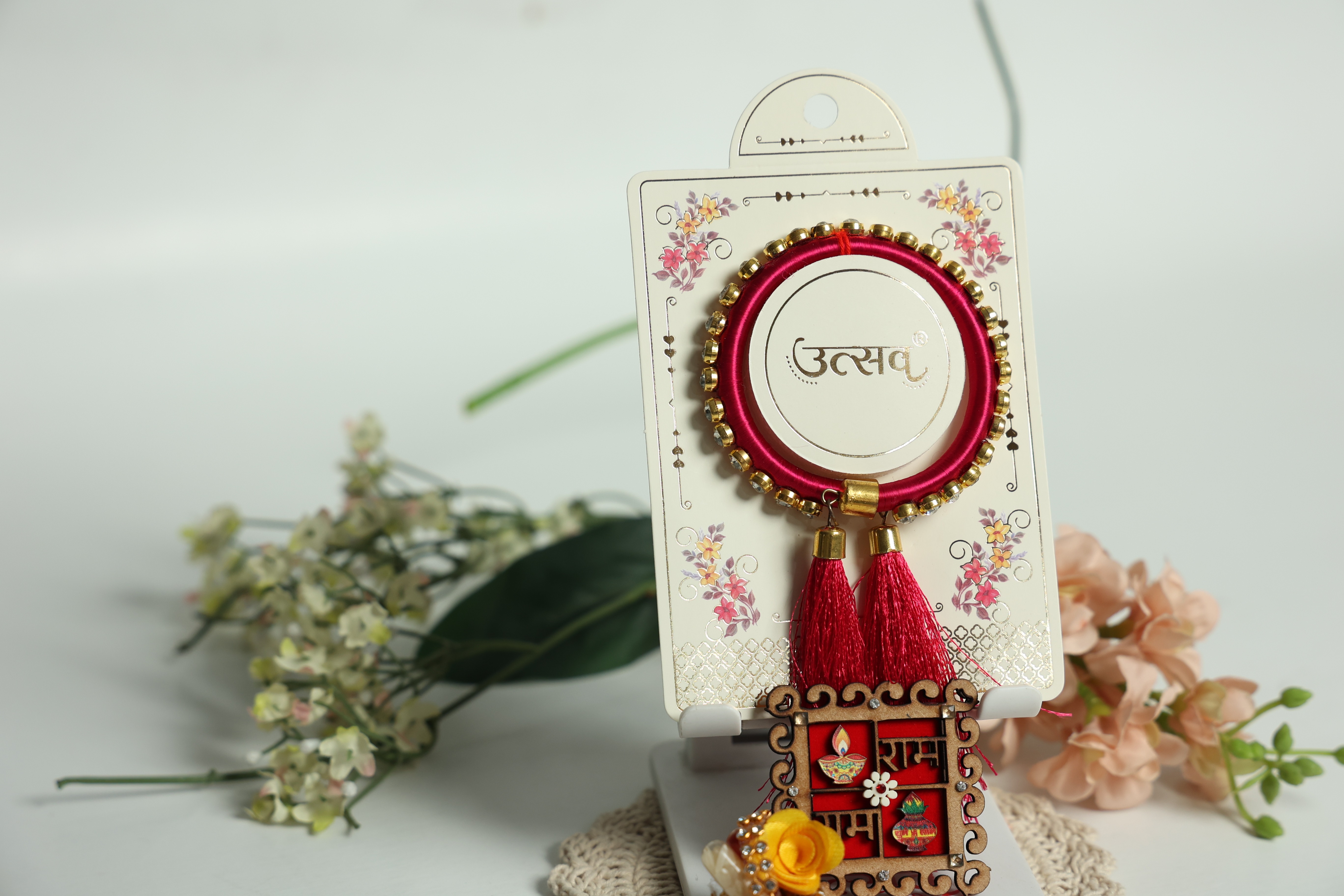 Shagun Tassel Kada by UtsavArts – Bold Tradition with a Festive Twist