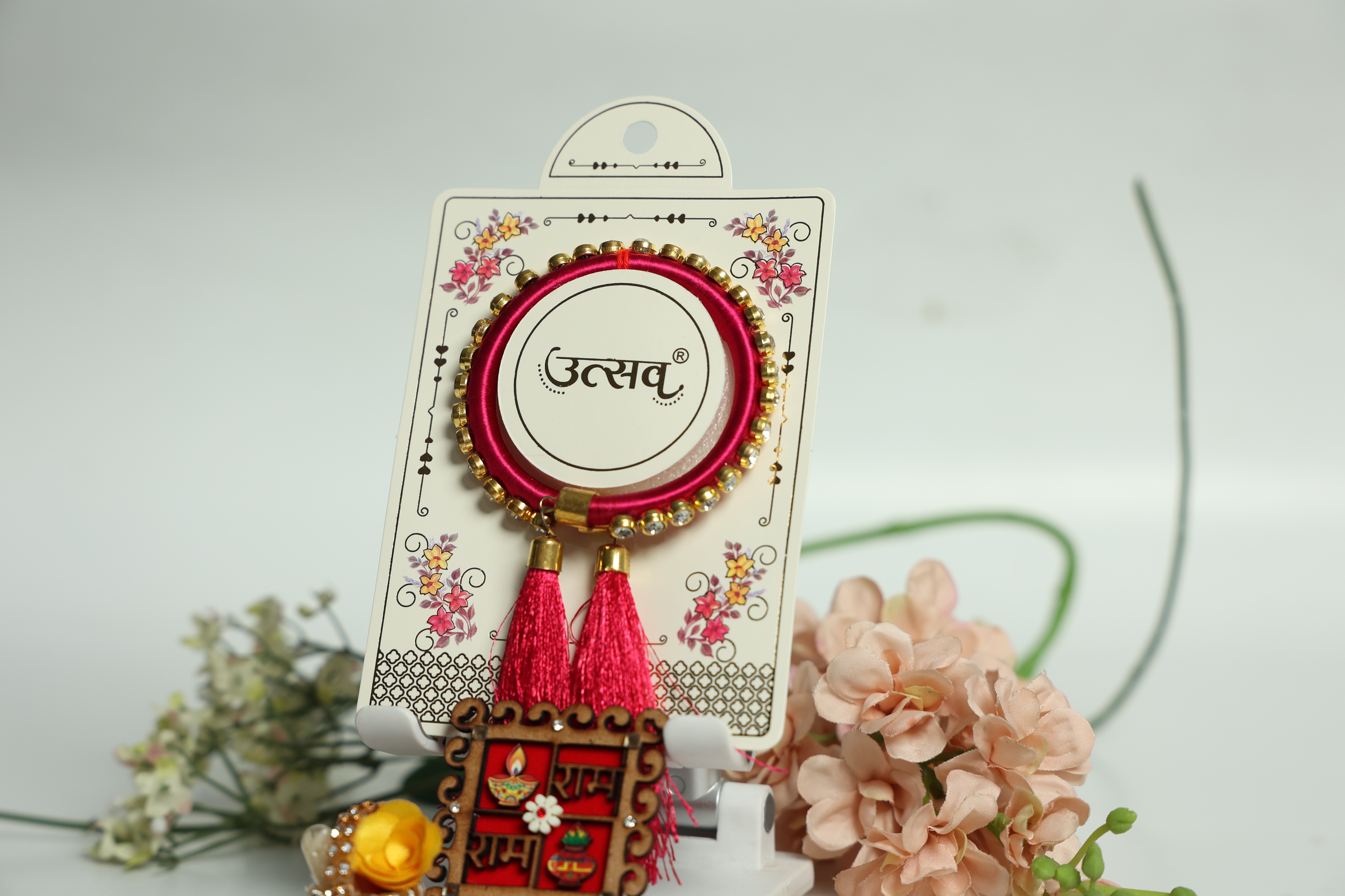 Shagun Tassel Kada by UtsavArts – Bold Tradition with a Festive Twist