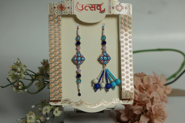 Nazar Suraksha Bhaiya-Bhabhi Rakhi Set – by UtsavArts