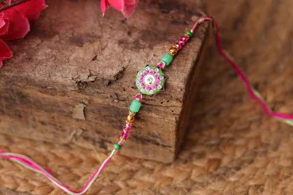 Blush Petal Fancy Rakhi