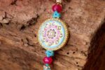 Mandala Art Stone Rakhi