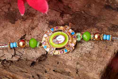 Divine Krishna Moti Rakhi