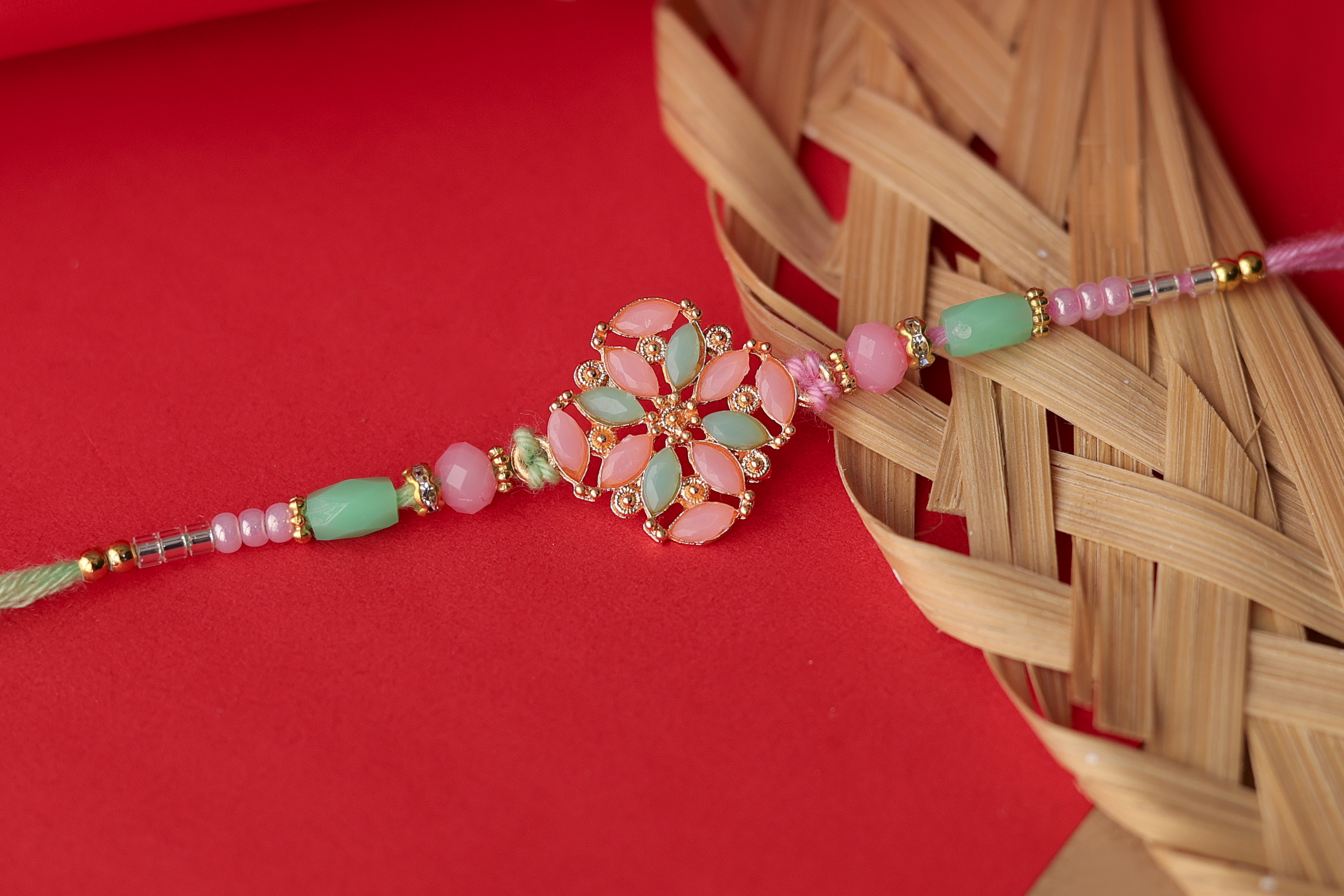 Pastel Petal Harmony Rakhi