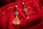 Vibrant Floral Tassel Bhaiya Bhabhi Rakhi