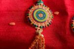 Royal Blue Bhaiya Bhabhi Rakhi Pair
