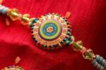 Royal Blue Bhaiya Bhabhi Rakhi Pair