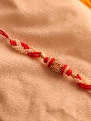 Elegant Beaded Designer Rakhi